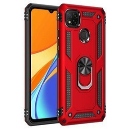 Páncélozott telefontok a Xiaomi Redmi 9C, Nox Case Ring, piros