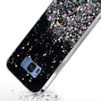 Telefontok a Samsung Galaxy S8, Glittery, fekete