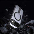 Fusion hibrid tok Google Pixel 10 / 10 Pro készülékhez, MagSafe, állvánnyal, átlátszó