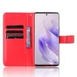 Pattintható tok a Infinix Zero 30 5G, Crazy Horse Wallet, piros