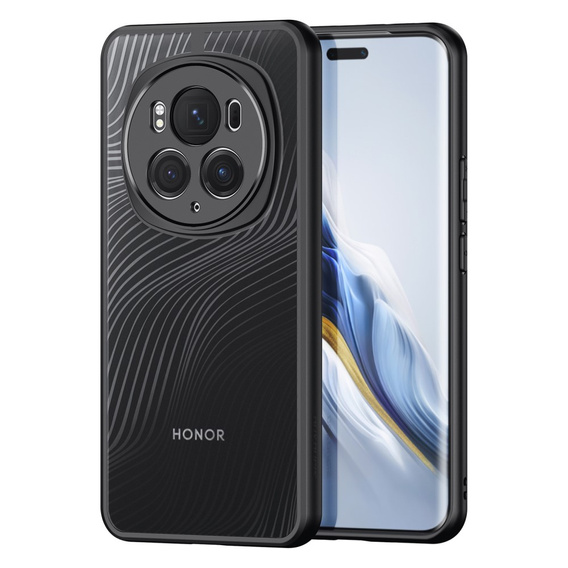 DuxDucis tok Honor Magic 6 Pro 5G, Aimo case, átlátszó / fekete