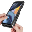 Tok Motorola Moto G22 készülékhez, Shockproof, fóliával, kék