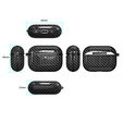 Szénszálas textúrájú TPU tok az AirPods Pro 3 készülékhez