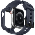 Spigen tok és szíj az Apple Watch 4/5/6/7/8/9/SE 44/45 mm-es modellekhez, Rugged Armor Pro charcoal grey