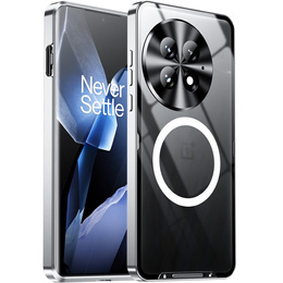 Kameravédő tok OnePlus 13, CamShield MagSafe, ezüst