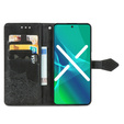 Pattintható tok a Oppo A78 4G, Mandala, fekete