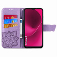 Pattintható tok a T Phone 3 5G, Butterfly, lila