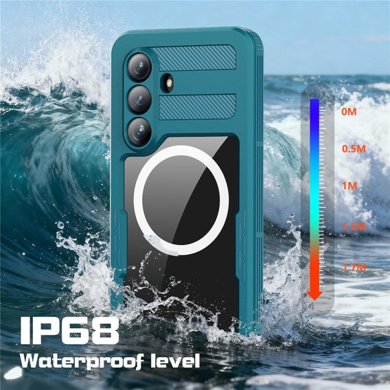 REDPEPPER vízálló tok Samsung Galaxy S26-hoz, kék