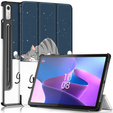 Tok Lenovo Tab P11 Pro Gen 2 TB132FU TB132XU 11.2", pánttal, sleeping cat