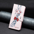 Pattintható tok a Oppo A38 4G / Oppo A18 4G, Wallet, Giraffe rózsaszín
