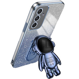 Tok Samsung Galaxy A55 5G, Glitter Astronaut, kék