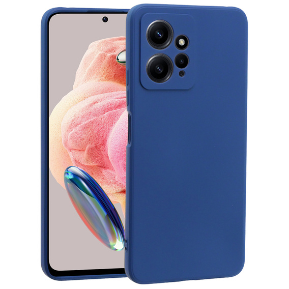 Telefontok a Xiaomi Redmi Note 12 4G, Silicone Lite, sötétkék