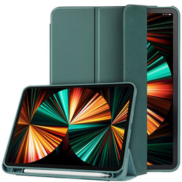 Tok iPad Pro 11 2021/2022, Smartcase tolltartóval, zöld