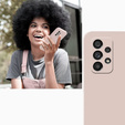 Telefontok a Samsung Galaxy A53 5G, Silicone Lite, rózsaszín