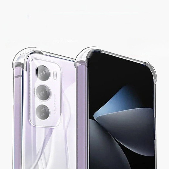Telefontok a Oppo Reno 12 Pro, Dropproof, átlátszó