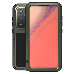 Love Mei Telefontok a Samsung Galaxy S24 FE, armored with glass, zöld