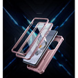 Páncélozott tok a OnePlus 12, Dexnor Full Body (Two Frames), rózsaszín