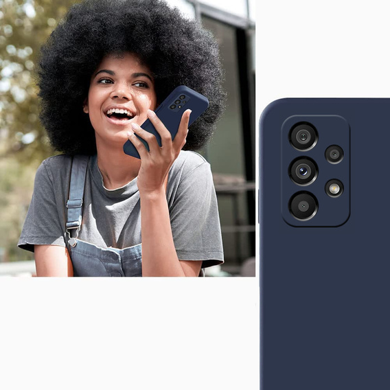 Telefontok a Samsung Galaxy A13 4G, Silicone Lite, kék