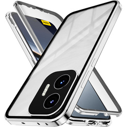 Mágneses Dual Glass tok a Xiaomi Poco F7 5G számára