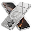 Tok iPhone 16 Pro Max-hoz, ERBORD Glitter MagSafe, átlátszó + képernyőüveg