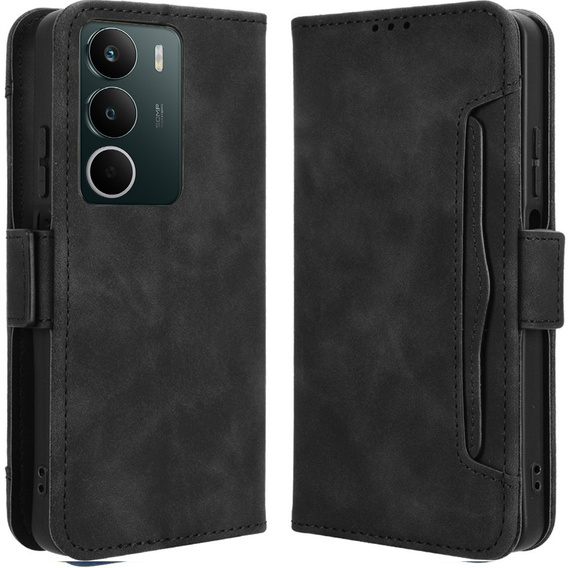 Pattintható tok a Realme C71, Card Slot, fekete