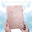 Pattintható tok Xiaomi Redmi Pad SE 11", flower, rózsaszín
