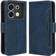 Pattintható tok a Infinix Zero 30 5G, Card Slot, sötétkék