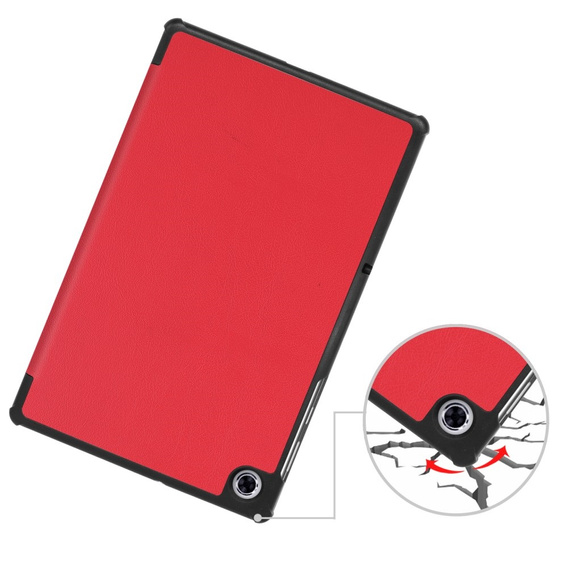 Tok Lenovo Tab M10 Plus TB-X606F, Smartcase, piros