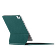 Billentyűzet tok iPad Air 13" 2024, Magnetic Keyboard Touchpad, zöld
