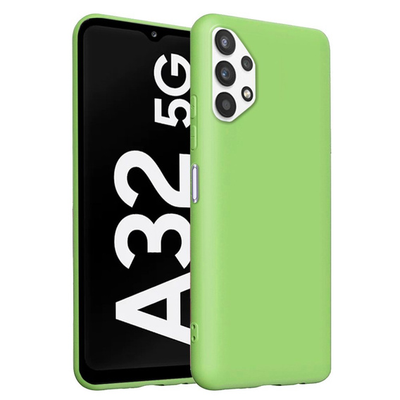 Telefontok a Samsung Galaxy A32 5G, Silicone Lite, zöld