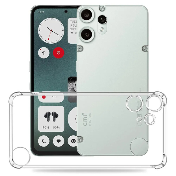 Telefontok a CMF Nothing Phone 2 Pro, Dropproof, átlátszó