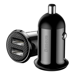 Baseus Grain Pro 2x USB 4,8 A autós töltő USB-táplált eszközökhöz – univerzális