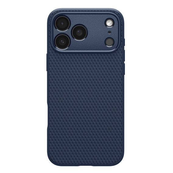 Spigen Liquid Air tok iPhone 17 Pro készülékhez, tengerészkék