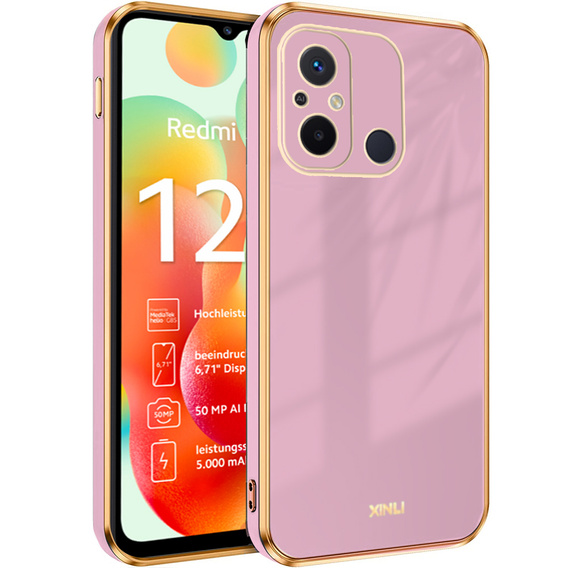 Tojás Xiaomi Redmi 12C, Glamour CamShield, lila