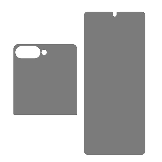 Elülső + hátsó adatvédelmi hidrogél fólia Samsung Galaxy Z Flip7 5G készülékhez