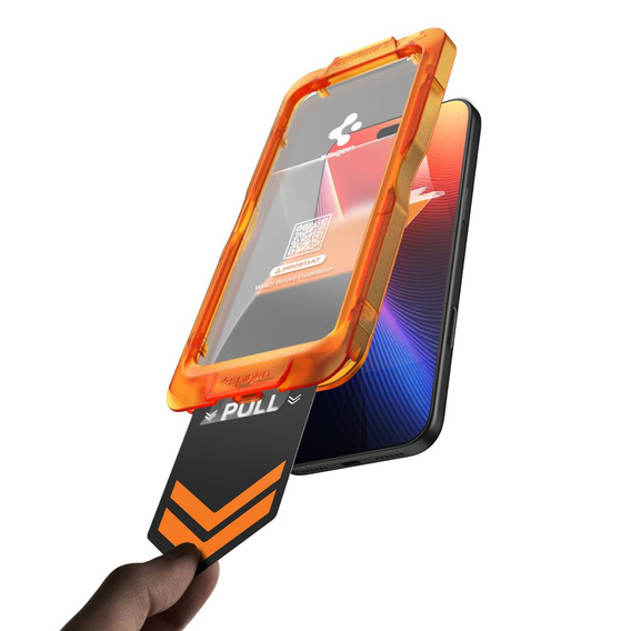 Spigen Glas.tR AlignMaster Slim edzett üveg iPhone 17 Pro készülékekhez