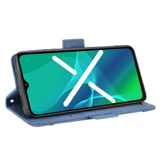 Pattintható tok a Samsung Galaxy A53 5G, Card Slot, kék