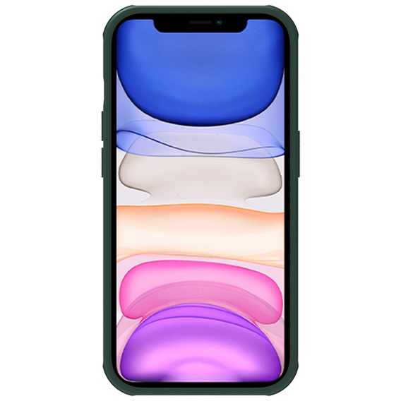 NILLKIN tok iPhone 14 Pro Max, Super Frosted Shield Case, zöld