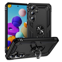 Páncélozott telefontok a Samsung Galaxy A55 5G, Nox Case Ring, fekete