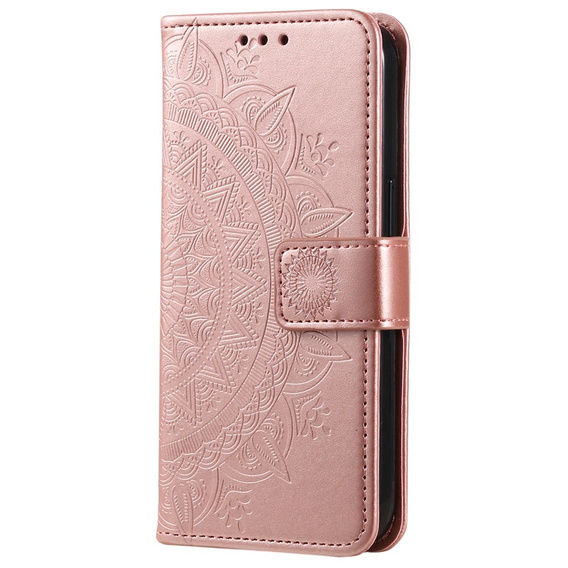 Pattintható tok a Xiaomi Redmi Note 13 Pro+, Mandala, rózsaszín rose gold