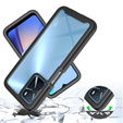 Tok Oppo A16 / A16s / A54s készülékhez, Shockproof, fóliával, kék