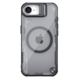 Tok iPhone 16e, páncélozott Nillkin, Icelade Prop, Magsafe, fekete