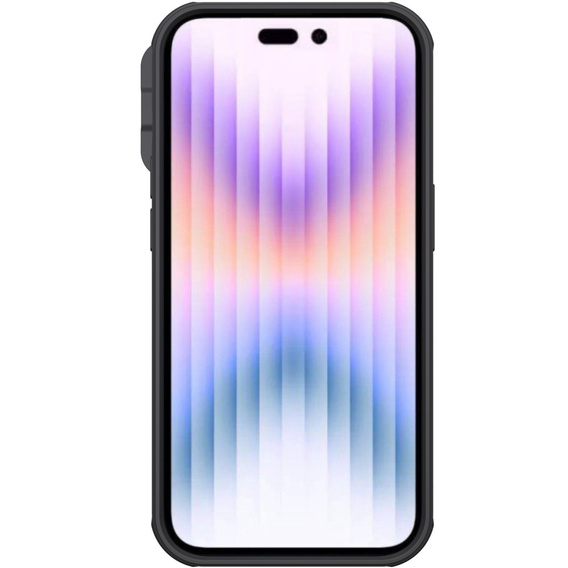Tok iPhone 14 Pro, páncélozott Nillkin, CamShield Pro, fekete