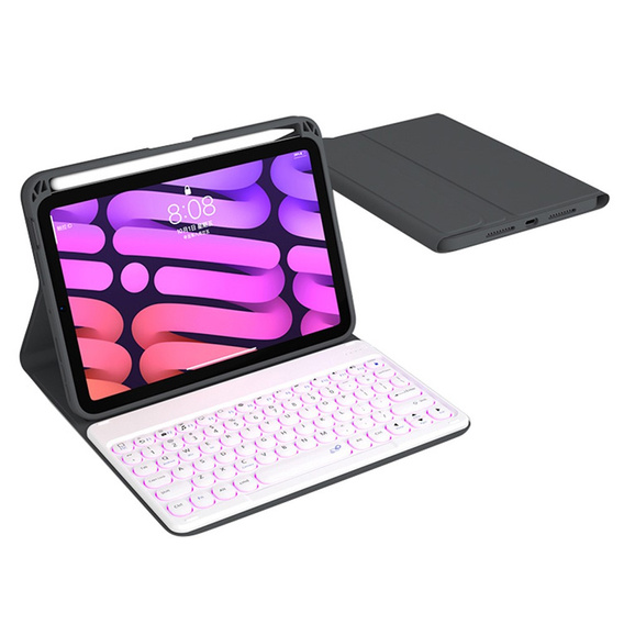 Tok + billentyűzet iPad mini 6 2021 8,3'', Magnetic Keyboard, fekete