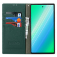 Bőr tok a Samsung Galaxy S23 Plus, ERBORD Grain Leather, zöld