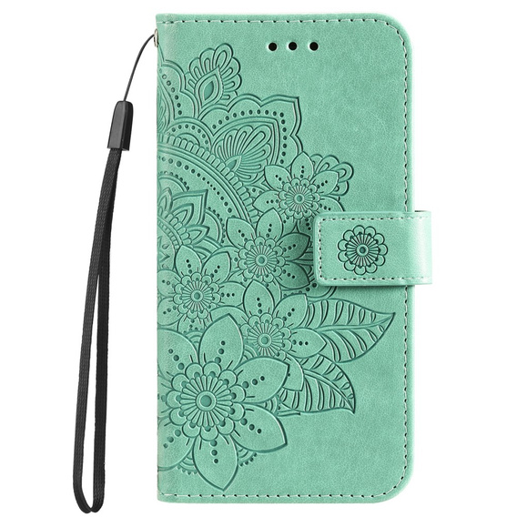 Pattintható tok a Xiaomi Redmi 13C / Poco C65, Mandala Flower, zöld