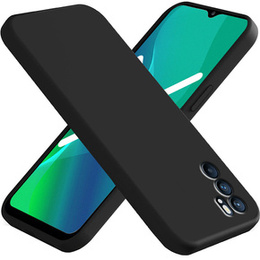 Telefontok a Oppo Reno 6 5G, Silicone Lite, fekete