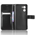 Pattintható tok a Realme C33, Crazy Horse Wallet, fekete