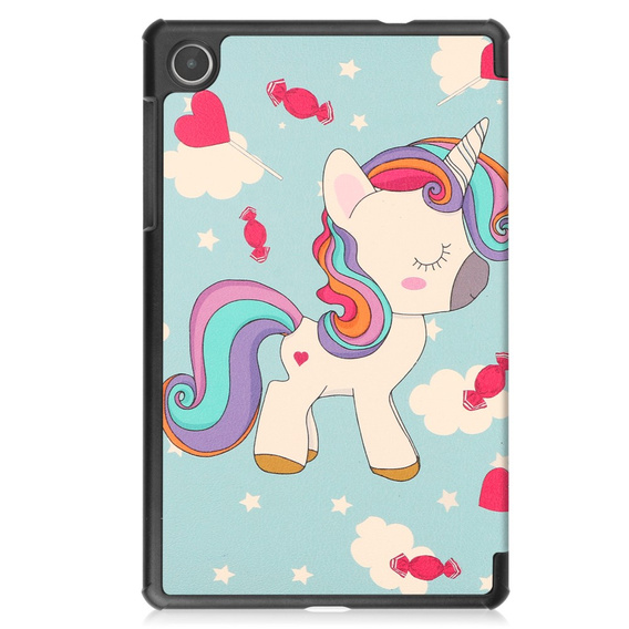 Tok Lenovo Tab M8 Gen 4 TB-300FU, Smartcase, unicorn