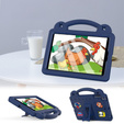 Gyermek tok iPad mini 7.9" 2019/2015/2014/2013/2012 (5/4/3/2/1 gen.), Cute Patterns, állvánnyal, sötétkék